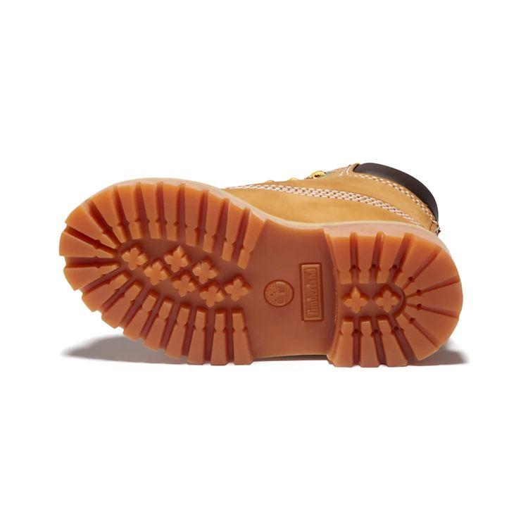 Timberland 6-дюймовые нескользящие рабочие уличные прочные амортизирующие водонепроницаемые ботинки средней длины детские ботинки желтые 12809713