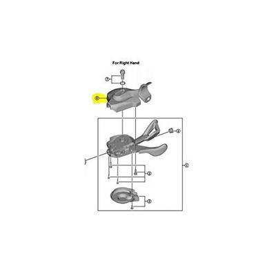SHIMANO Запасные части Кронштейн в сборе Y06N98110 (SL-M7000-IL левый) SL-M7000-I