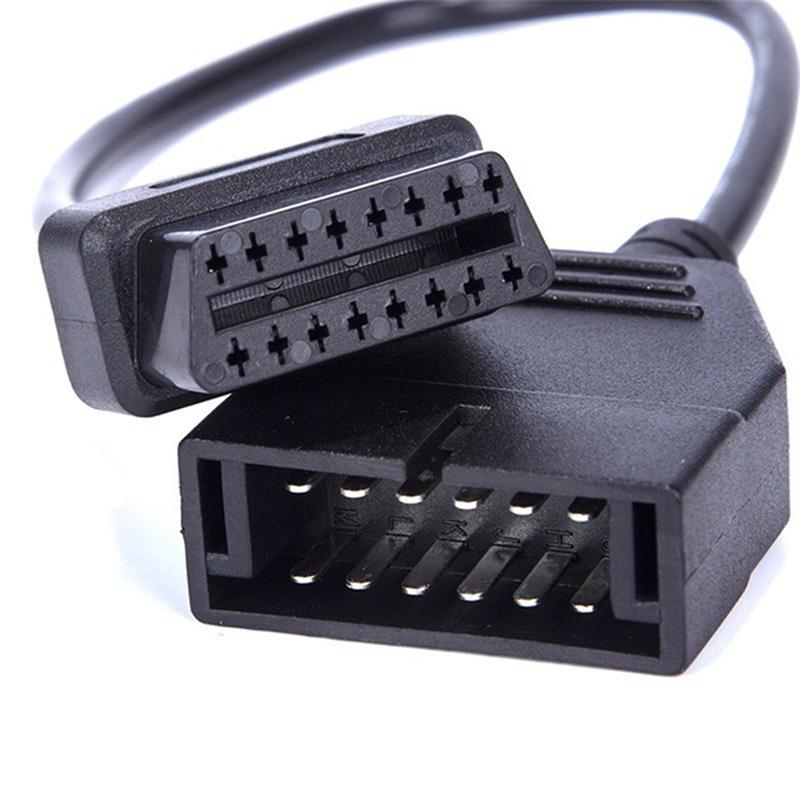 Gm 12 Pin To Obdi Obdii 16 Pin Разъем Адаптер Автомобильный Двигатель Диагностический Инструмент Кабель