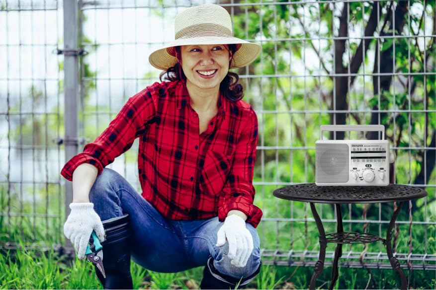 Aiwa Portable Home Radio Aiwa Audio PHR1 White -G (WH)