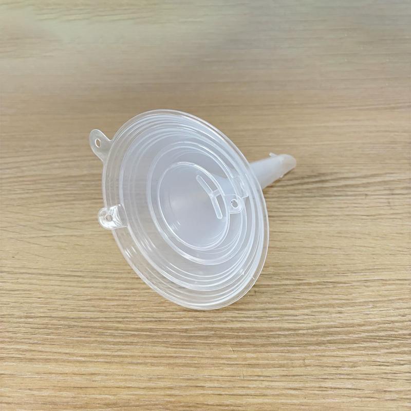 Набор из 4 многоразовых прозрачных пластиковых воронок Лабораторные полипропиленовые воронки Кухонная воронка Лабораторные бутыли Эфирные масла