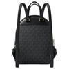 Michael Kors Jaycee Логотип Классическая Золотая Фурнитура Рюкзак из Покрытого Холста Мини Женский Черный