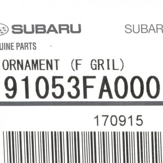 Оригинальный 1993-2001 Subaru Impreza Передняя центральная решетка Декоративный значок НОВЫЙ 91053FA000