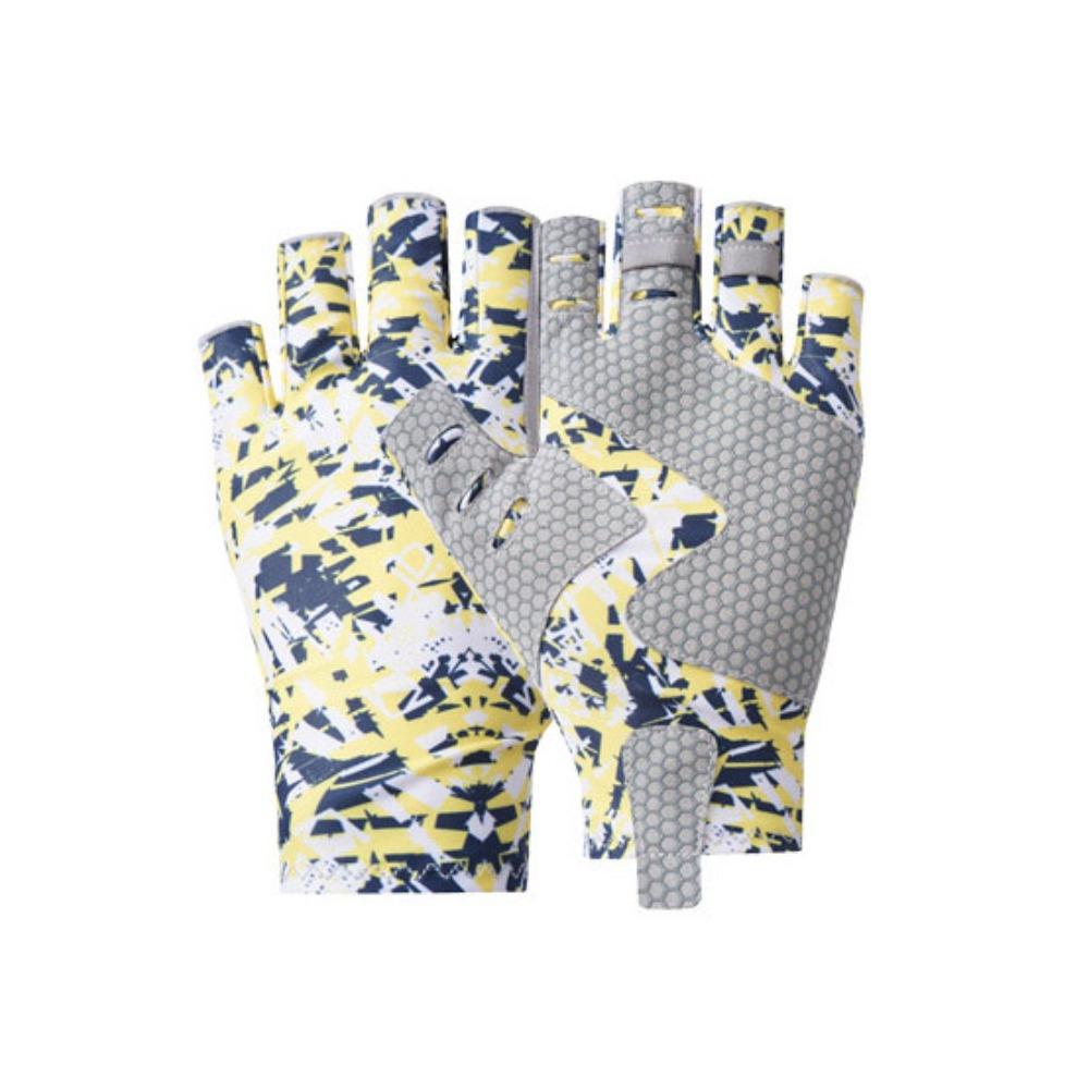 Перчатки без пальцев, перчатки с половиной пальцев для рыбалки, защита от солнца, перчатки для морской рыбалки, для активного отдыха