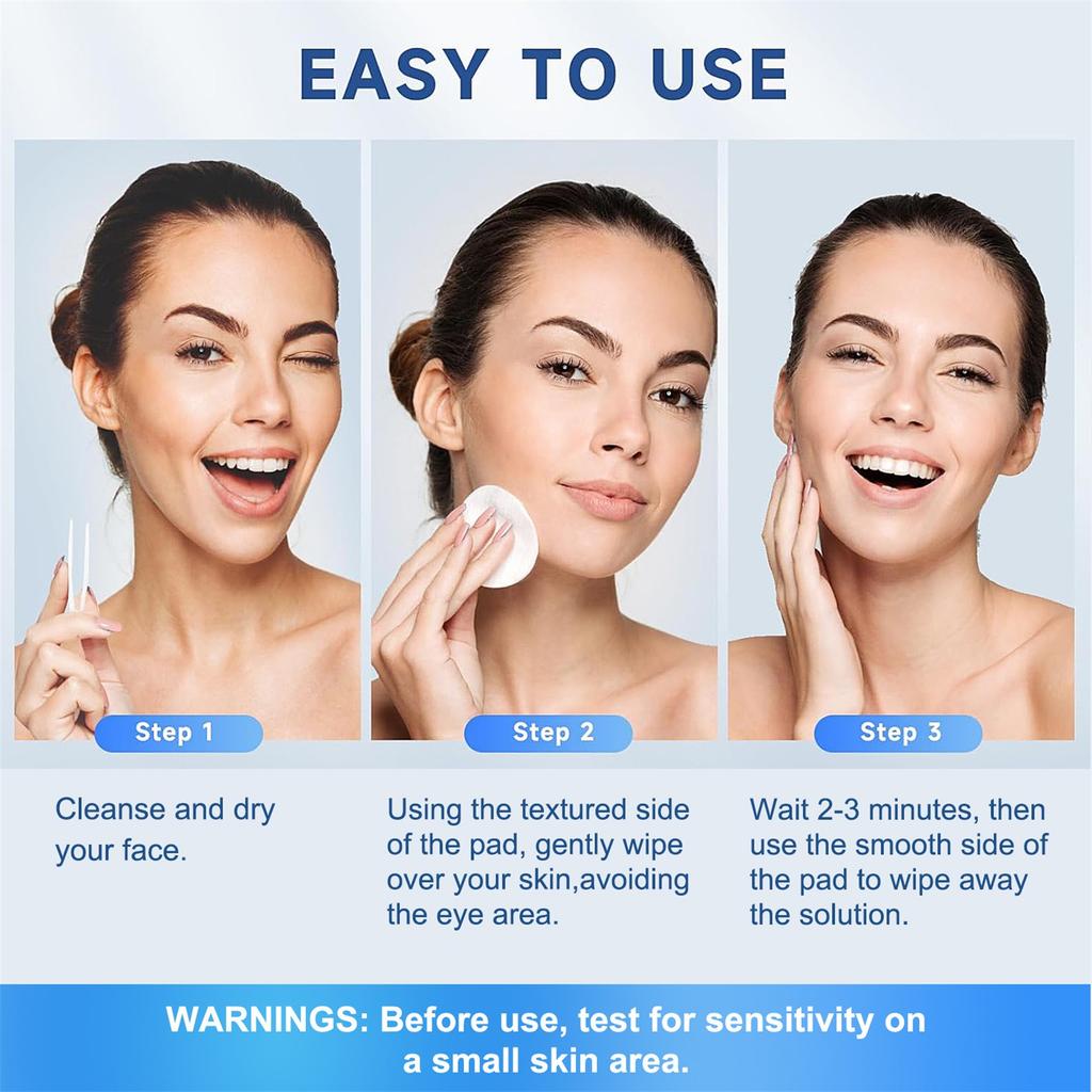 Disposable Makeup Removal Cotton Pads 100pcs Deep Cleans Pores Gentle Degreasing  100ml