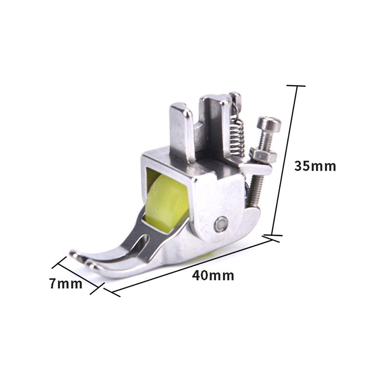 Лапка роликовой прижимной лапки швейной машины Lockstitch, подходящая для ткани из кожи