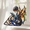 Yousheng Suncatcher Acrylic Stained Glass Effect Butterfly/Dragonfly/Fairy Ornament Window Hanging Decor Holiday Gift for Women Mom Grandma