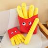 Плюшевая игрушка Картофель фри Подушка-закуска Квадратная подушка Подушка в виде еды Забавные плюшевые игрушки