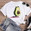 (Asian Size) Short Sleeve Print Cactus Trend Lovely Style Female T Clothing Summer Top Casual  Ladies Graphic Tee Women's Fashion T-shirt