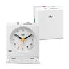 Braun Bc05w Classic Analog Travel Crescendo Alarm Low Noise Public Desk Clock