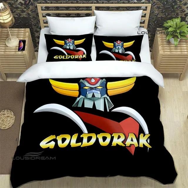 Комплекты постельного белья с принтом UFO ROBO GRENDIZER GOLDORAK изысканный комплект постельного белья пододеяльник комплект постельного белья люкс