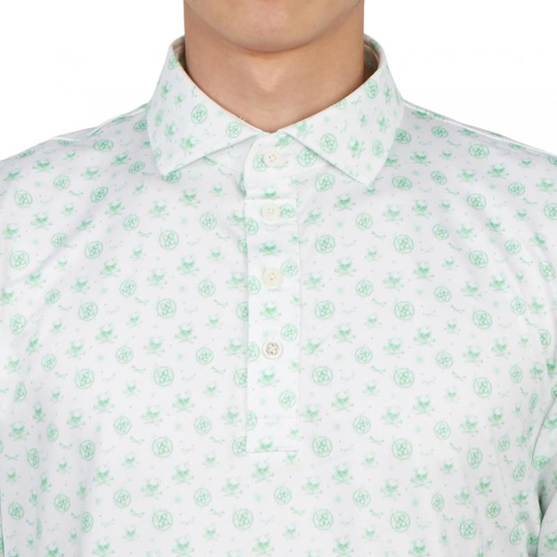 Galleria G Fore Golfwear Мужская футболка с коротким рукавом и воротником G4mS23k060a lotus