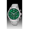 Watch - Lotus - 18850/3 - Diameter 43mm - Green Dial - Water Resistant 50m