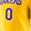 Nike NBA Kuzma Lakers Player Edition Jersey Number T-Shirt Men Tops Yellow AR4888-736