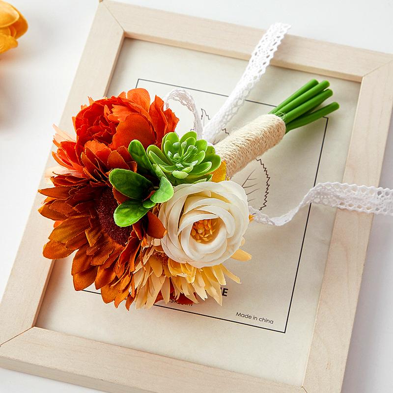 1 шт. ручной работы букет свадебный детский подарок на день рождения передовые ощущения мини ручной цветок новый узор искусственный цветок