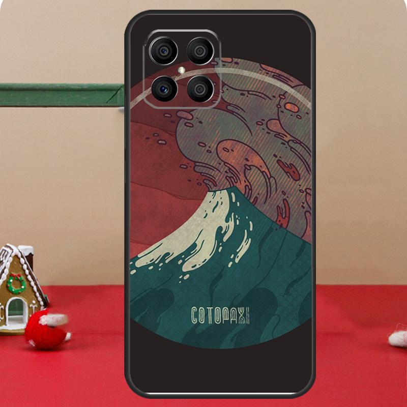 Японское искусство Гора Фудзи Чехол Для Honor Magic 6 7 8 Pro Honor 400 200 70 90 Lite X8c X8b X9a X9b X9c X9d Win RT Чехол