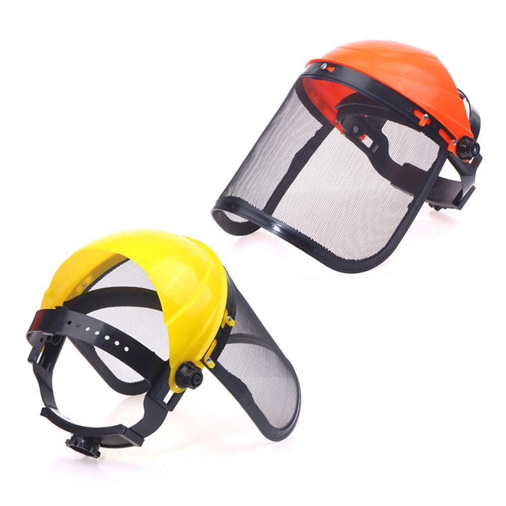 Face Protector Grass Trimmer Helmet With Full Face Garden Helmet Breathable Garden Mask Lawn Mower