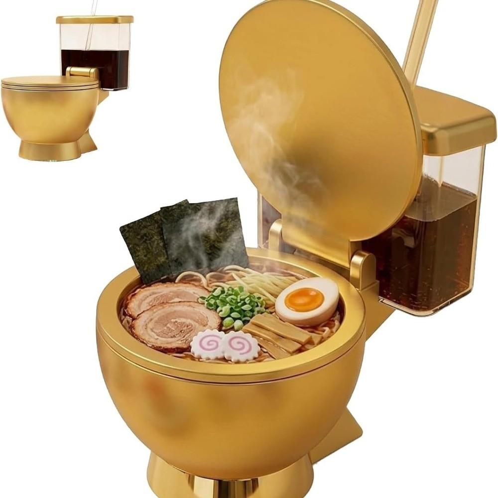 Large Capacity Noodle Bowl Detachable Ramen Bowl Funny Ramen Bowl Set for Office Dorm Desk Decor