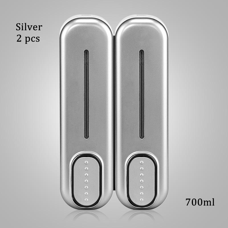 Золотые дозаторы мыла настенные АБС-пластик Жидкий шампунь Контейнер для душа 1050 мл Пластиковый держатель для мыла для ванной комнаты Туалетной комнаты 18036