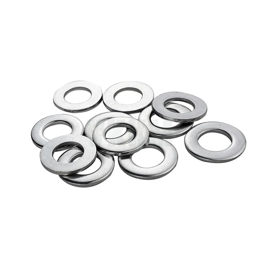 400/200/100pcs Lock and Flat Washer Assortment Kit Stainless Steel M3 M4 M5 M6 M8 M10 Spring Lock Washers and Flat Washers Set