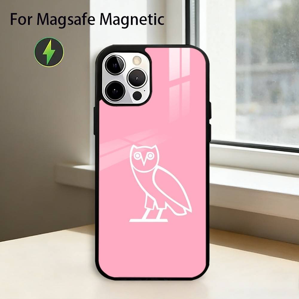D-Drake OvO O-OWL Phone Case For iPhone17,16,15,14,13,12,11 Plus,Pro Magnetic with Magsafe Wireless Charging