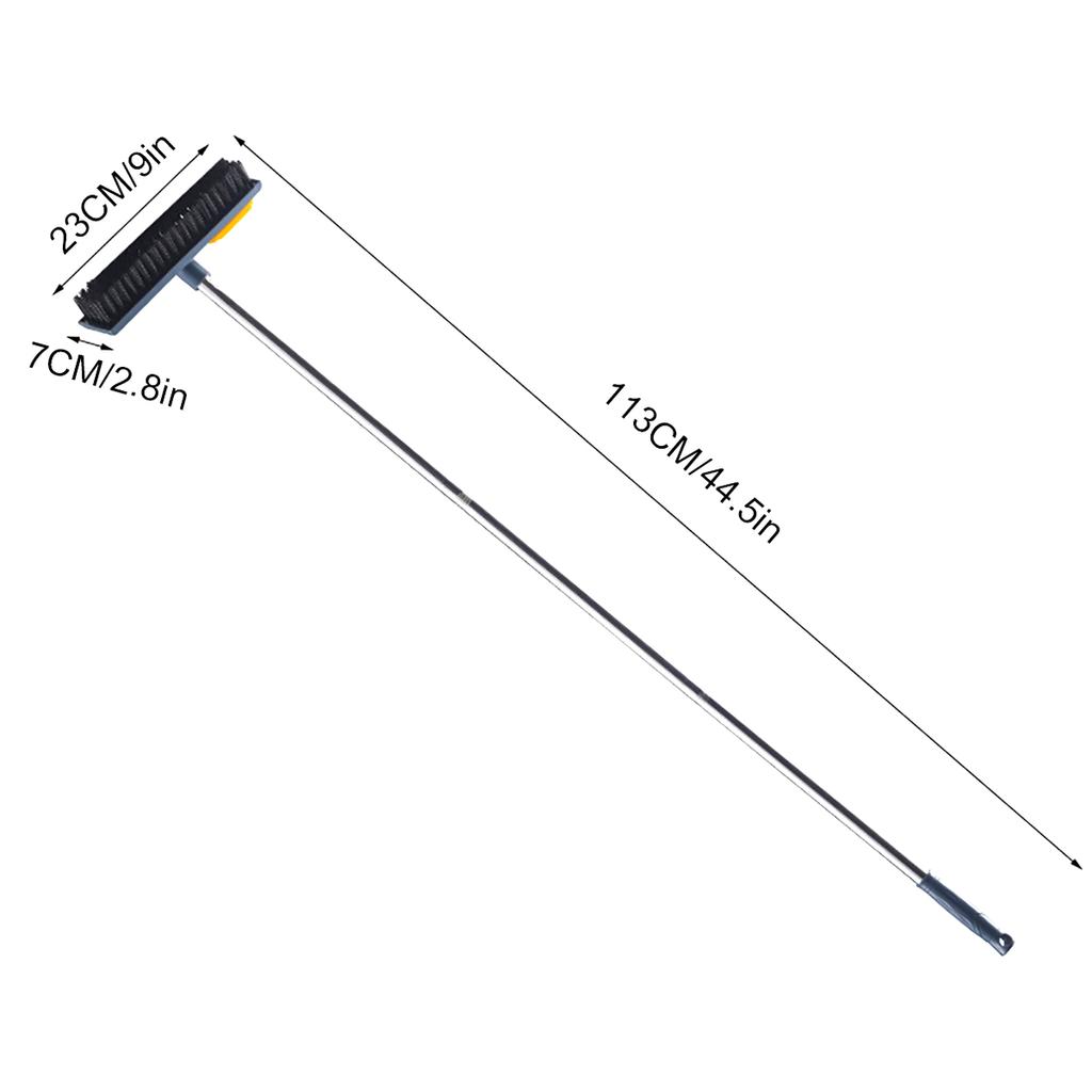 2 In 1 Household Cleaning Brush Floor Scrub Bathroom Cleaning Tools Swith Adjustable Long Handle Brush for Cleaning Tile Tools