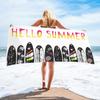 Microfiber Square Beach Towel Outdoor Summer Festival Party Decorative Bath Towel Sports Towel