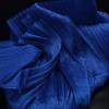 Metallic Pearl Pleated Yarn Fabric for Sculptable Wedding and Stage Floral Design