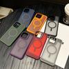 Роскошный чехол-подставка с магнитом для iPhone 16 15 14 Plus 13 12 11 16 Pro Max С защитой камеры Для Magsafe