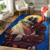 1pc Star wars Yoda Pattern Carpet Area Rug Non-slip Carpet Hand Washable Floor Mat Suitable For Living Room Bedroom Home Decor Room Decor Ch