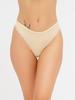 Cotton Thong with Lace Trim ISSA Plus