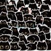 Cute Cat Cartoon Graffiti Stickers: Waterproof DIY Decorations for Notebooks & Suitcases
