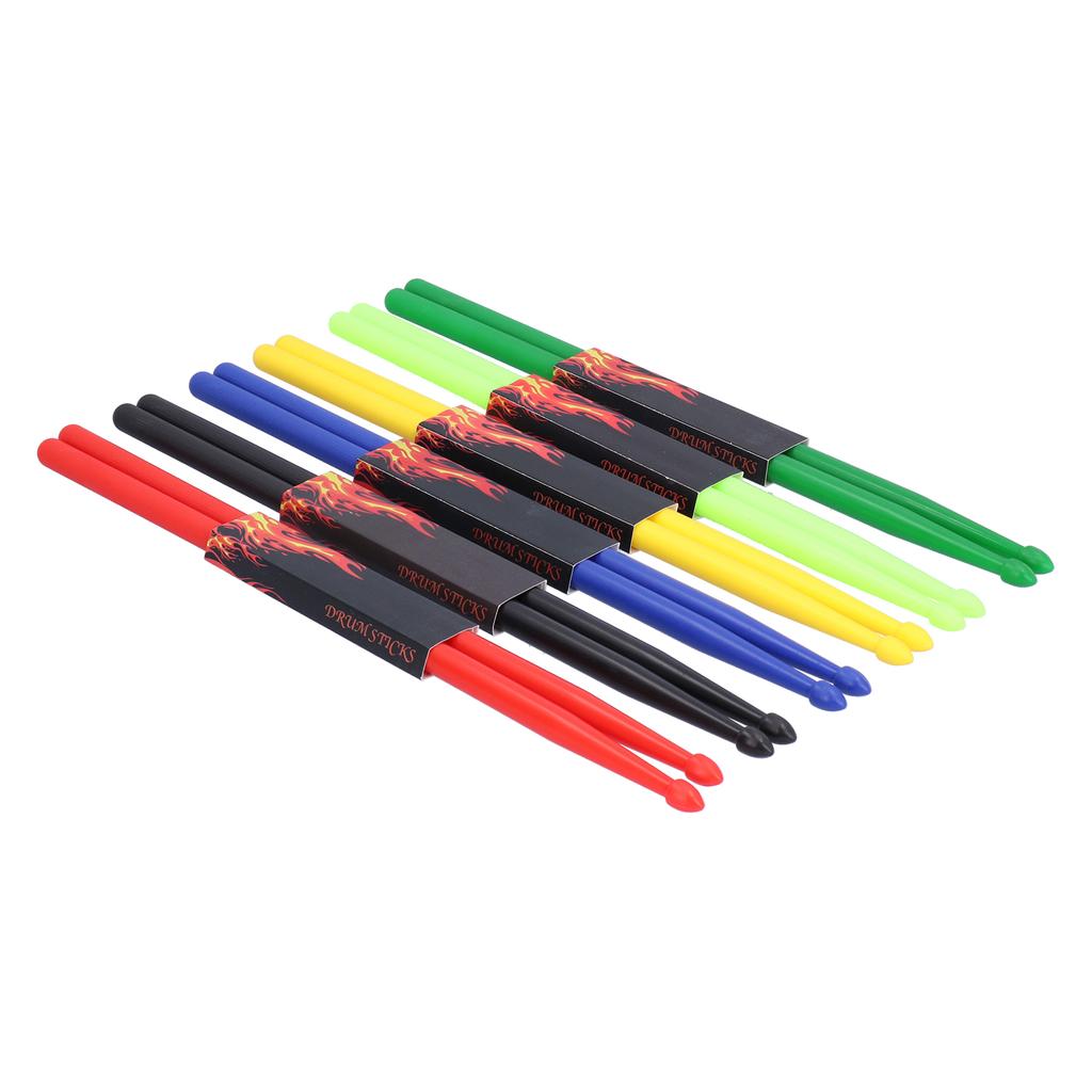 6 Pairs 5A Nylon Drumstick Pack Professional Lightweight Durable NonSlip for Adults Kids