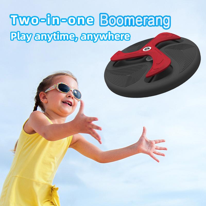 1Set Flying Boomerang Toy Outdoor Accessories Interactive Boomerang Outdoor Toys Pet Supplies Dog Training Toys 6