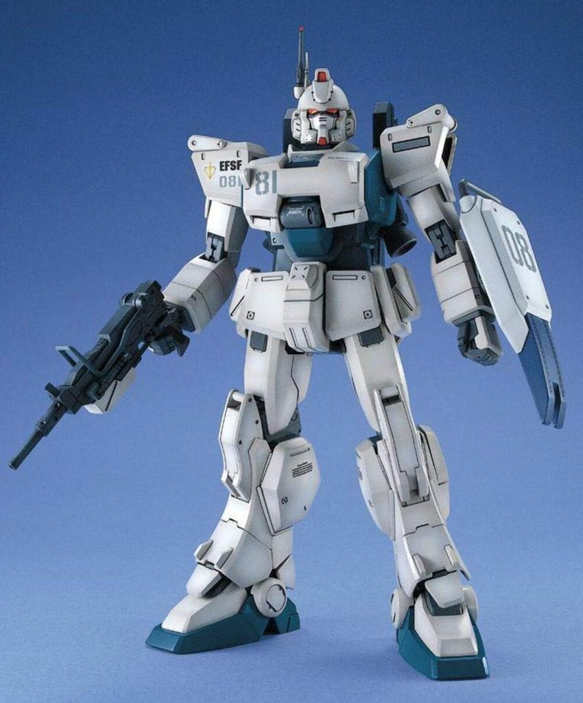 MG Mobile Suit Gundam 08th MS Platoon Gundam Easy Eight Scale Plastic Model RX-79(G)Ez-8 1/100 Color-coded