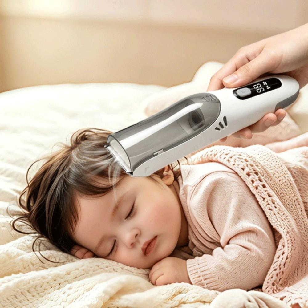Waterproof Quiet Professional Hair Trimmer Automatic Suction Haircut Kit For Adults & Seniors