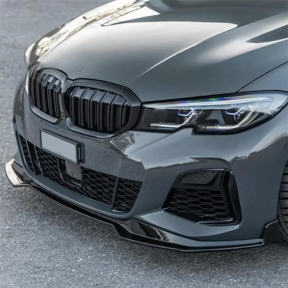 Front Bumper Splitter Lip for Bmw G20 G21 320i 320d 330i M340i M340d 2019-2022 Pre-Lci Mpack Spoiler Diffuser Lower Bumper Guard