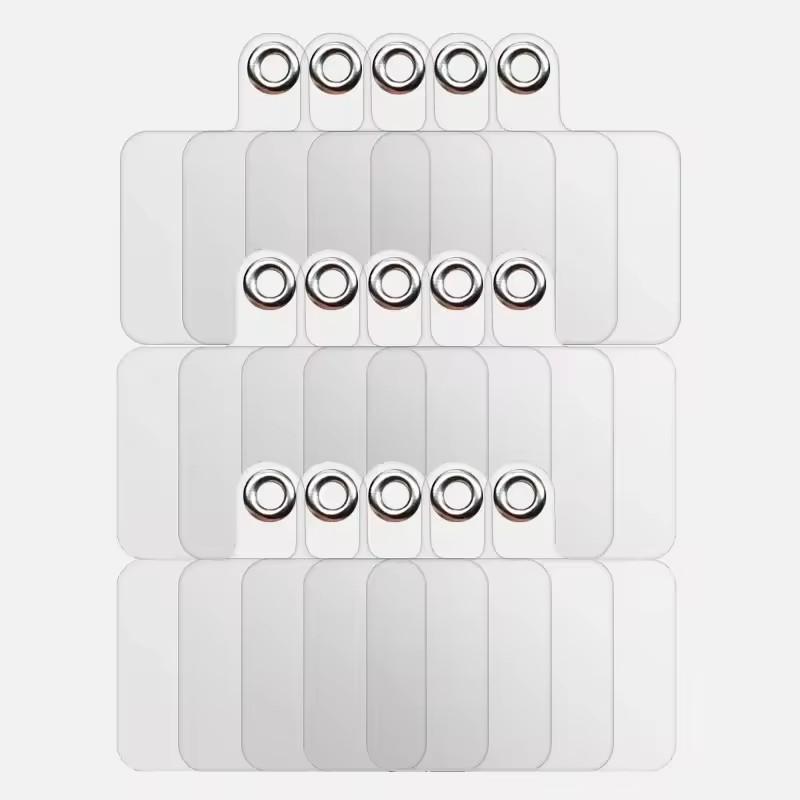 Transparent Matte Flexible Phone Lanyard XYun Mobile Phone Universal Tether Tabs Hole Hanging Strap Patches Cord Clips Gasket