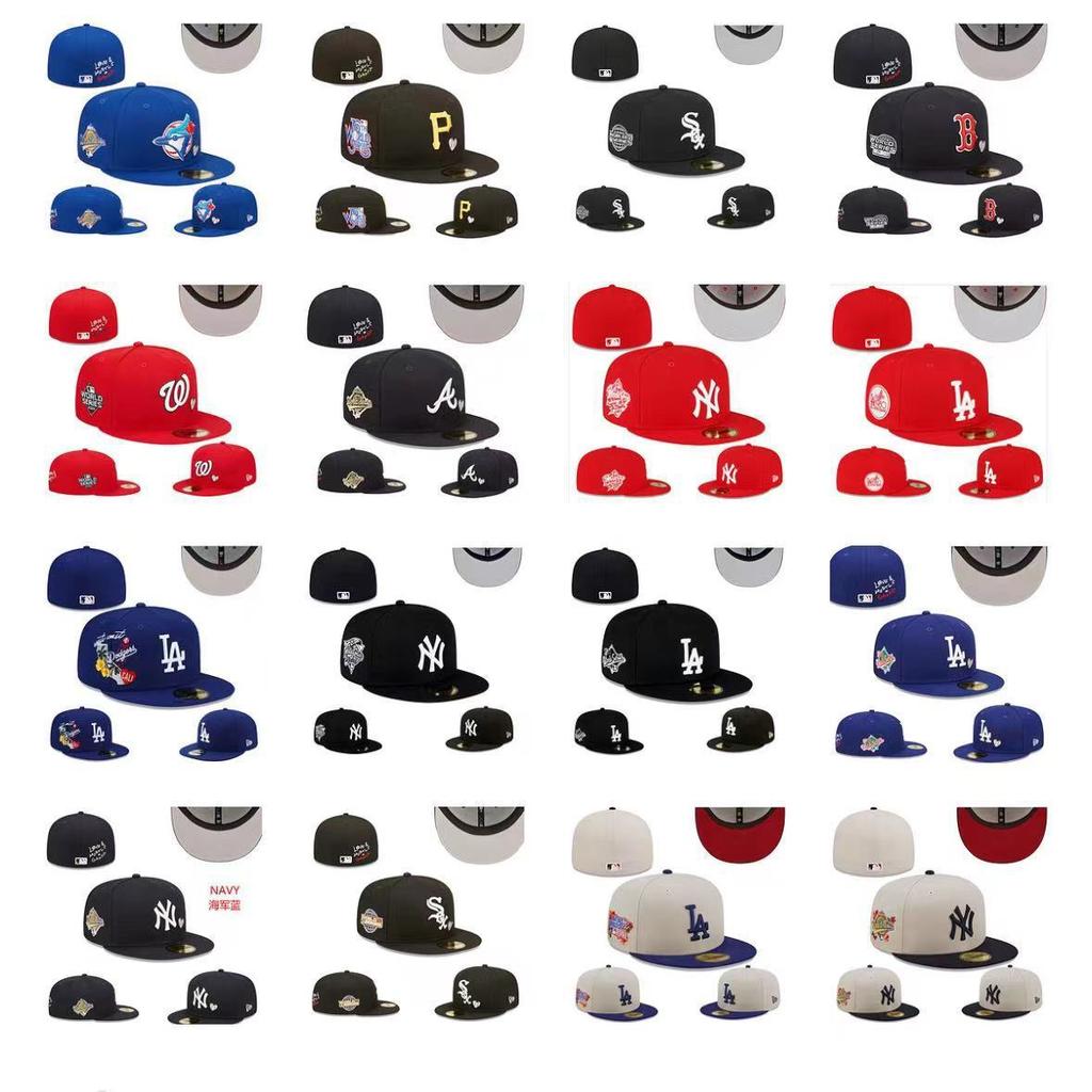 Fully enclosed baseball cap, non-adjustable, reversible, new style, finely embroidered, American hip-hop baseball league size cap