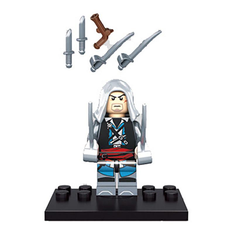 Минифигурки Lego Assassin Creed Series Kenway Firenze Building Block, собранная вращающаяся игрушка