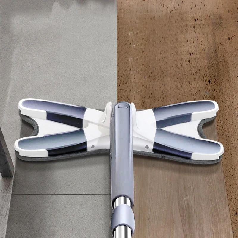 Flat Rotating X-Mop with Wringer + Bucket + Cover - Complete Set!