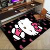 1 шт. Sanrio Hello Kitty Ковер для офиса с принтом русалки Прямоугольный коврик под стол, Идеальный декор для гостиной, спальни, кухни, Нескользящий пол