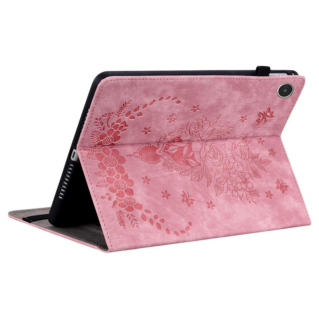 For Lenovo Tab One 8.7 K9 TB-305FU TB-X305XU 2025 Case Rose Flower Case Soft Back TPU Tablet Cover