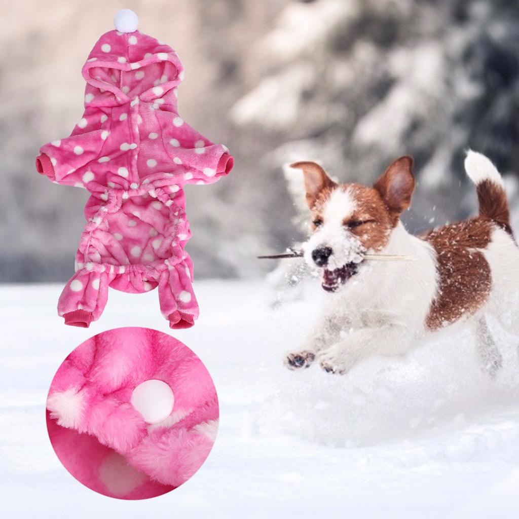 Осенне-зимняя одежда для домашних животных, комбинезон, теплая пижама, одежда для собак, кошек, мелких животных