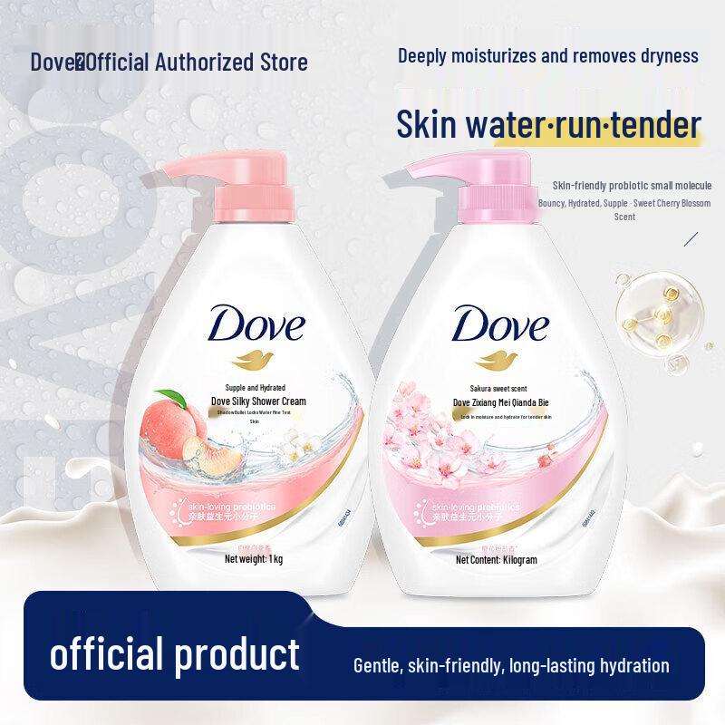 DOVE Глубоко питающий гель для душа, двойная упаковка
