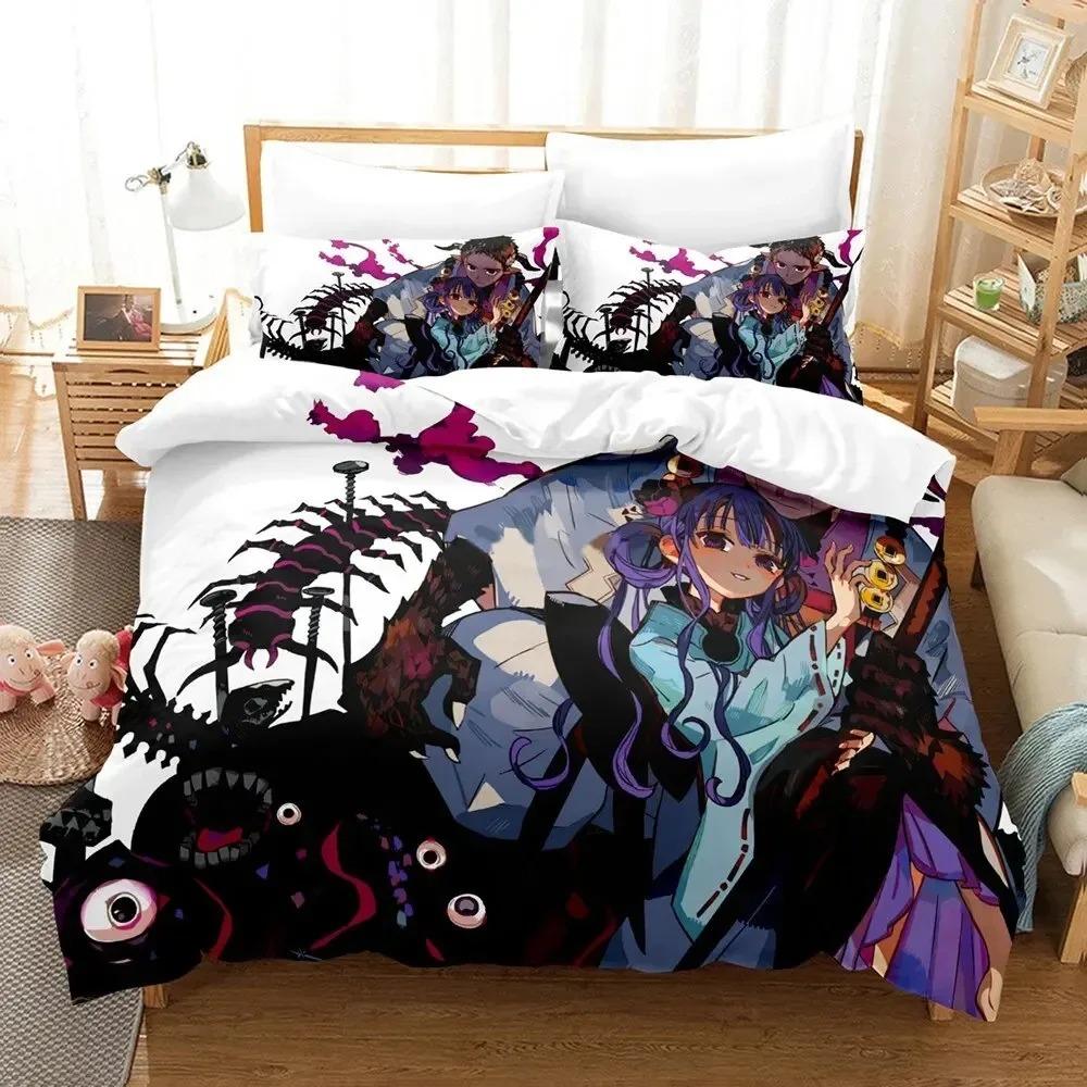Comforter Fashion 3D Printing Anime Toilet-Bound Hanako-Kun Bedding Set S Comforter Bedding Double Size Adults Kids Gift