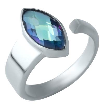 Серебряное кольцо с мистик топазом 1.34ct (1921401)