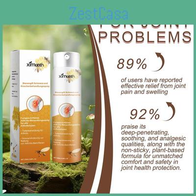 Спрей для суставов Ximonth с пчелиным ядом для успокоения дискомфорта и облегчения боли в голеностопном, запястном и коленном суставах