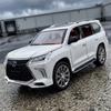1:24 Lexus LX570 Внедорожник Металлический Литой Модель Автомобиля Настольный Дисплей Коллекционные Предметы Хобби Украшение Праздничный Подарок Для Мальчика