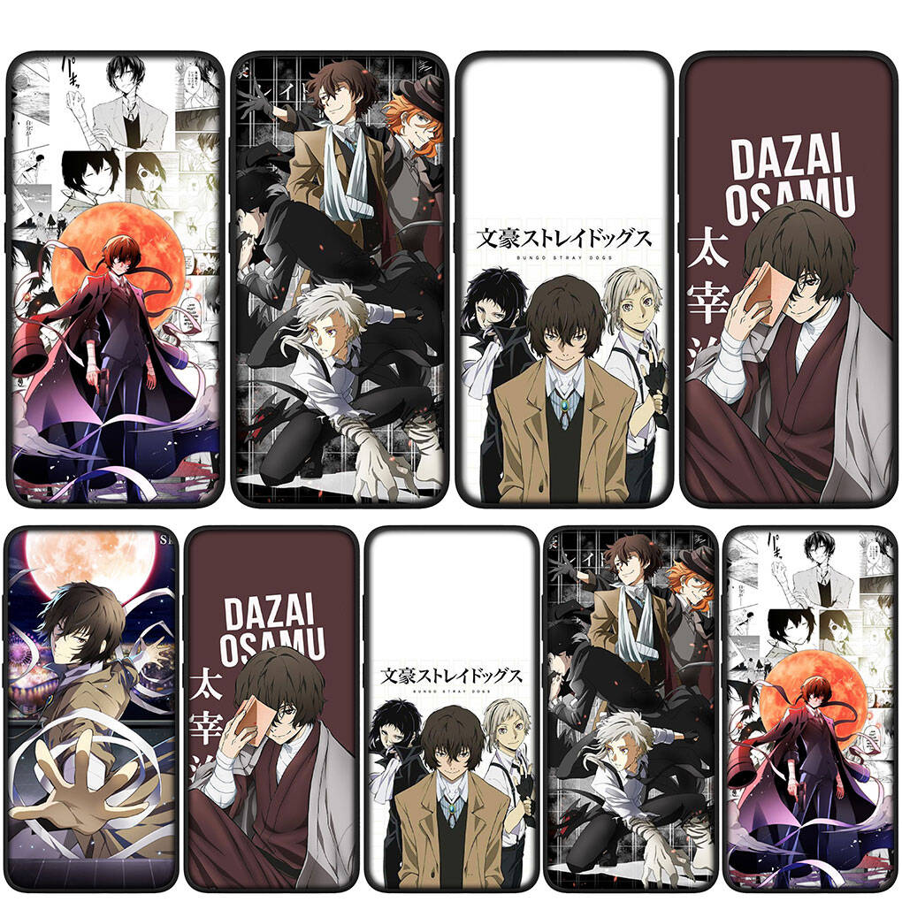 Чехол для iPhone 17 16 15 Xiaomi Poco Redmi Note 14 13 12 11 Pro Max 9 16e Samsung Galaxy S25 S24 S23 OPPO Huawei Мультяшный Bungou Stray Dogs Чехол для телефона